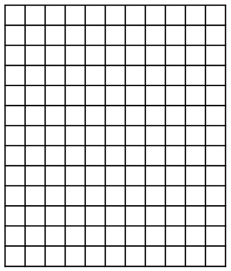 Exemple de rectangle de 13x11