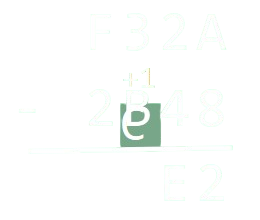 Exemple de soustraction posée en hexadécimal : F32A-2B48