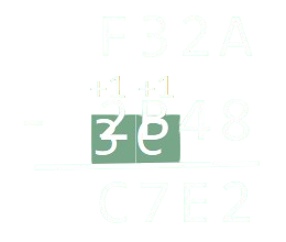 Exemple de soustraction posée en hexadécimal : F32A-2B48