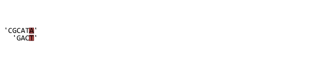 Alignement séquences - Etape 1